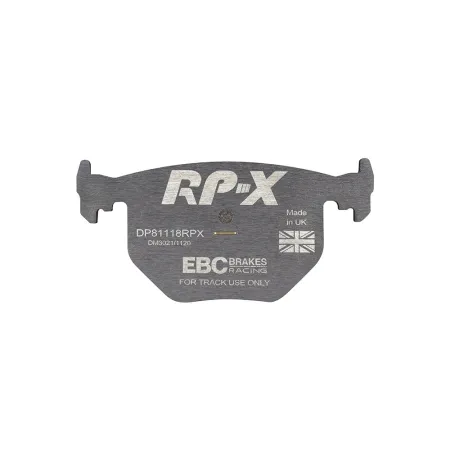 DP81118RPX Sportowe klocki hamulcowe RP-X Racing EBC Brakes BMW 3 Series E46 330 3 Series X 4WD E46 330 M3 E46 X3 E83 Z4 E85 Z4 E86 BMW ALPINA B3 E46