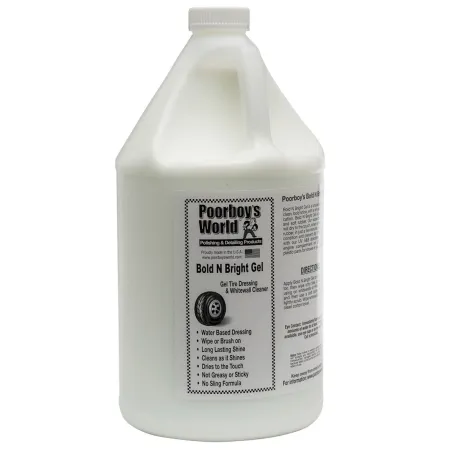 POORBOY'S WORLD Bold N Bright Tire Dressing Gel 3784 ml