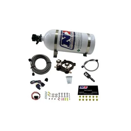 Nitrous Plate System with 10Lb Bottle for Ford 4-cyl Ecoboost 2.3L Nitrous Express NX 20954-10