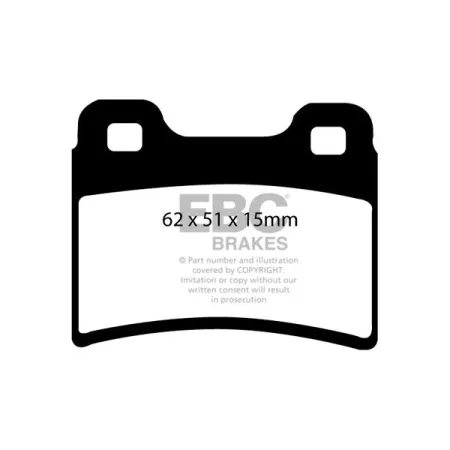 DP953 Klocki hamulcowe ULTIMAX2 EBC Brakes Ford Escort Mk5 Escort Mk6 Orion KIA Sephia Escort Mk5 RS 4X4 RS2000 Escort Mk5 RS RS2000 Escort Mk6 RS 4X4