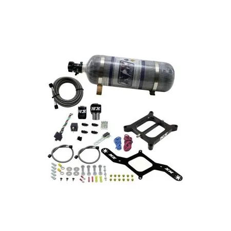 4150 RNC Conventiona Plate System 300-650Hp with 12Lb Carbon Bottle Nitrous Express NX 55040-12