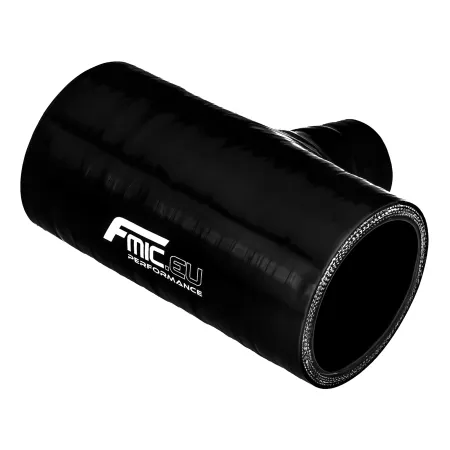 Trójnik silikonowy T-Piece 63/25mm Czarny