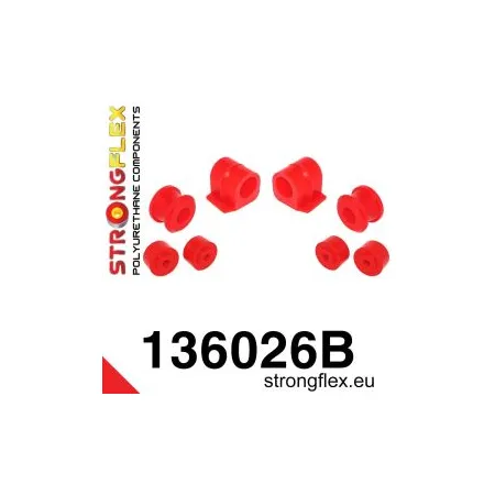 136026B: Zestaw poliuretanowy stabilizatora przedniego Opel Astra F