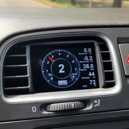 CANchecked Wyświetlacz parametrów MFD28 GEN2 Volkswagen VW Golf MK6 VI 5K 2008 - 2013