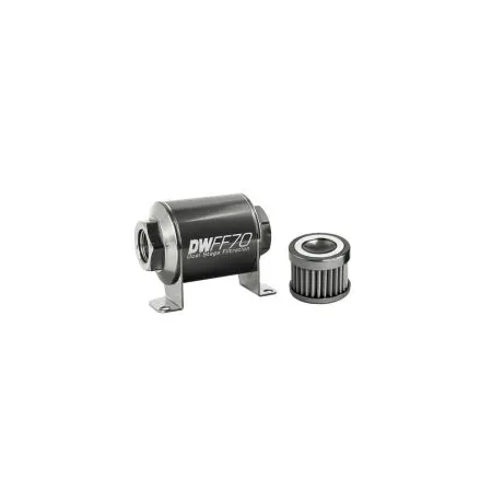 DeatschWerks In-Line Fuel Filter Kit -10AN Female 40 Micron 70mm