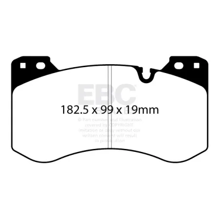 DP82454RP1 Sportowe klocki hamulcowe RP-1 Racing EBC Brakes BMW M3 G80 M3 Competition G80 M3 Competition G81 M4 G82 M4 Competition G82 M4 Competition