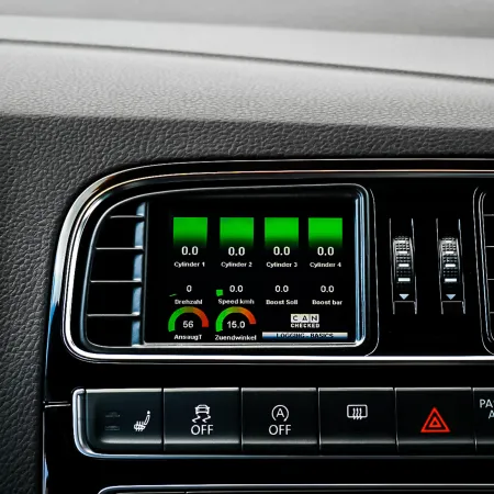 CANchecked Wyświetlacz MFD32 Gen2 VW Polo MK5 6R 6C GTI LHD 2010-2017