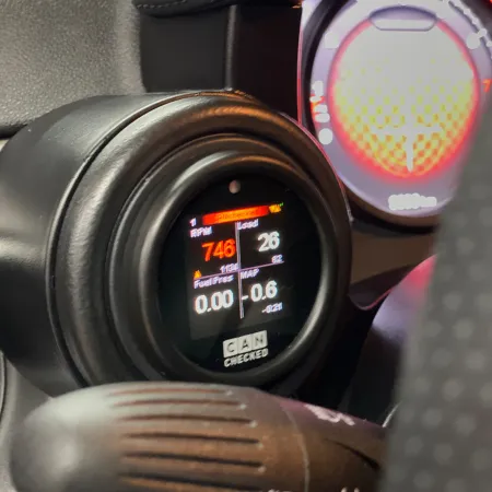 CANchecked Wyświetlacz parametrów MFD15 GEN2 Fiat 500 Abarth 595 LHD / RHD Abarth 2012 -