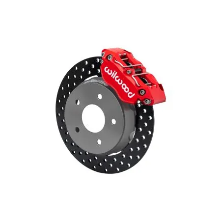 Wilwood 140-17568-DR NDPR Przedni zestaw hamulcowy UTV Wiercony Czerwony Polaris RZR