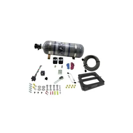 4500 Conventional Plate System Gasoline Pro-Power 100-500Hp with 12Lb Carbon Bottle Nitrous Express NX 50070-12