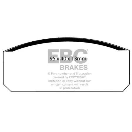 DP150 Klocki hamulcowe ULTIMAX2 EBC Brakes