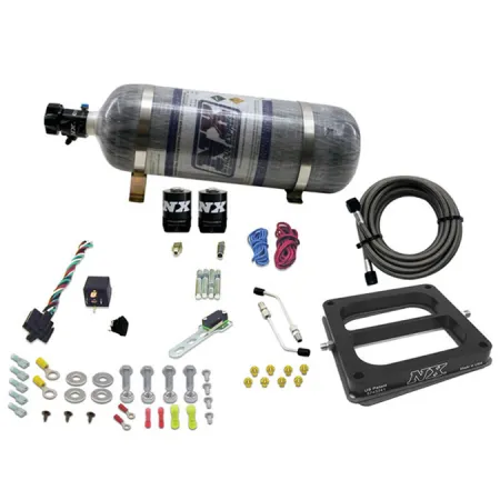 4500 Conventional Plate System Alcohol Pro-Power 100-500Hp with 12Lb Carbon Bottle Nitrous Express NX 50075-12
