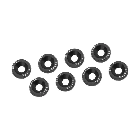 Ozdobne śrubki i podkładki JRspec Fender Washer czarne