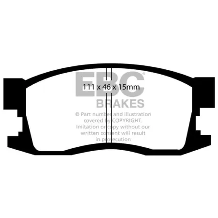 DP1034 Klocki hamulcowe ULTIMAX2 EBC Brakes Honda Civic Shuttle AN