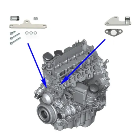 Zestaw do usunięcia układu EGR w silnikach BMW N47 N47S 2.0 Diesel