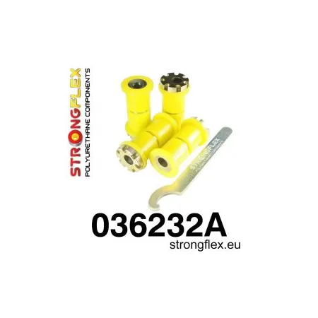 036232A: Zestaw niecentrycznych tulei wahaczy tylnych SPORT BMW