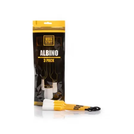 WORK STUFF Detailing Brush Albino 3-Pack