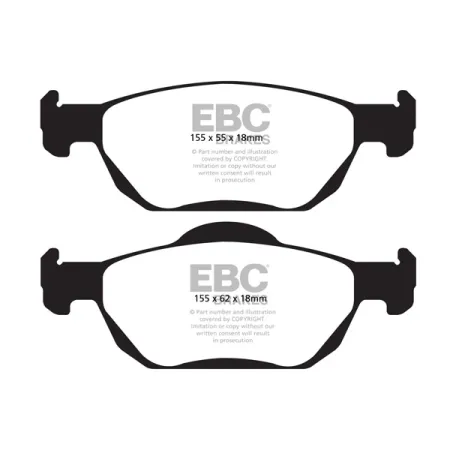 DP42000R Klocki hamulcowe YELLOWSTUFF EBC Brakes Honda Accord CU1 Accord CU3 Accord CW3