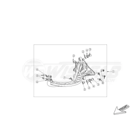 Rear Knuckle Assembly Right Wisefab WF361_100RA