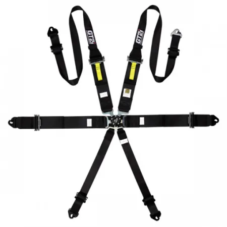 GT2I Sedan Harness Race 6-Points Black FIA Approved 8853-16 up to 2030