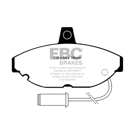 DP467 Klocki hamulcowe ULTIMAX2 EBC Brakes Austin Maestro Montego Austin COMMERCIAL Maestro Van MG Maestro Montego RELIANT Scimitar Sabre