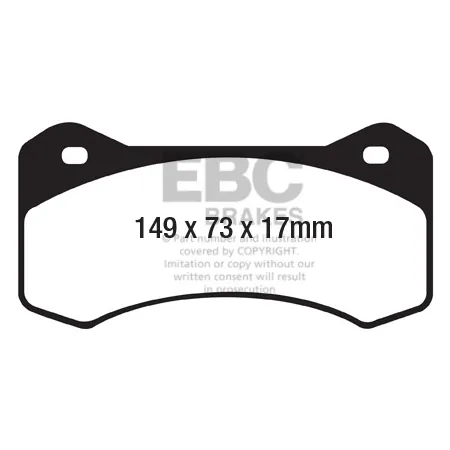 DP4054R Klocki hamulcowe YELLOWSTUFF EBC Brakes