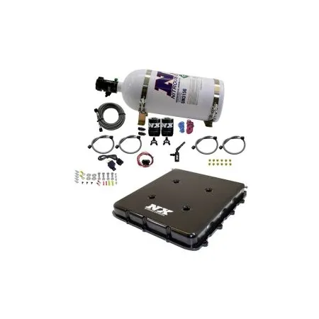 Nitrous System with Billet LT4 Supercharger Lid with 10LB Bottle Nitrous Express NX 20939-10