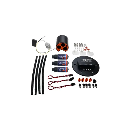 Moduł paliwowy X3 z pompami DW430c i zestawem montażowym DeatschWerks Ford Mustang 1998-2004