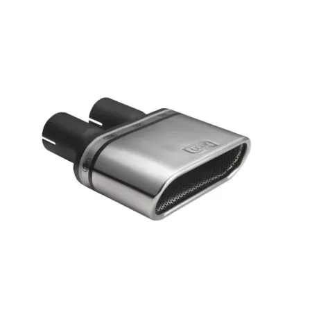 Uniwersalna końcówka tłumika owalna 167×60mm długość 120mm średnica montażowa 50mm