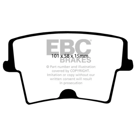 DP1722/2 Klocki hamulcowe ULTIMAX2 EBC Brakes Chrysler 300C Dodge Challenger Charger Magnum Lancia Thema