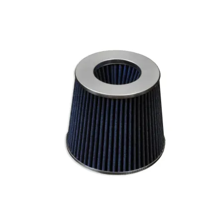 Stożkowy filtr powietrza - średnica montażowa 76mm Niebieski