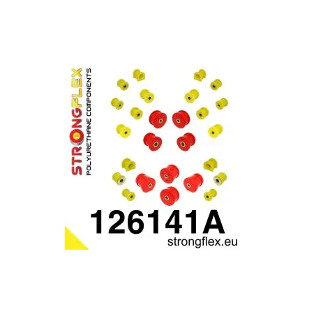 126141A: Zestaw poliuretanowy kompletny SPORT Mitsubishi Lancer EVO 4/5/6