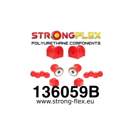 136059B: Zestaw poliuretanowy przedniego zawieszenia Opel Kadett E