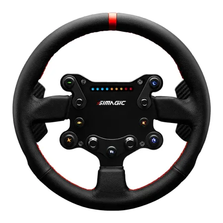 GT Sport SIMAGIC Skórzana Kierownica Łopatki Zmiany Biegów Symulator Simracing