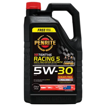 Olej silnikowy Penrite 10 Tenths Racing 5 5W-30 PAO ESTER Full Synthetic 5L