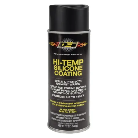 Farba żaroodporna Hi-Temp Silicone Coating Spray - czarny DEI 010301