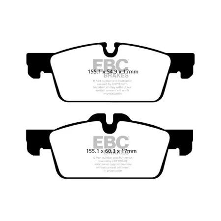 DPX2106 Klocki hamulcowe ULTIMAX2 EBC Brakes Peugeot 508