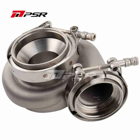 Pulsar PSR PTX28 Gen 1 / 2 Turbine Housing for 2860 / 2867 / 2871 Turbos Stainless Steel Dual V-Band 0.64A/R