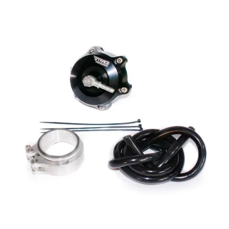 RTMG Performance 50mm Ball Bearing Blow Off Valve Kit with V-Band Black Stainless Steel