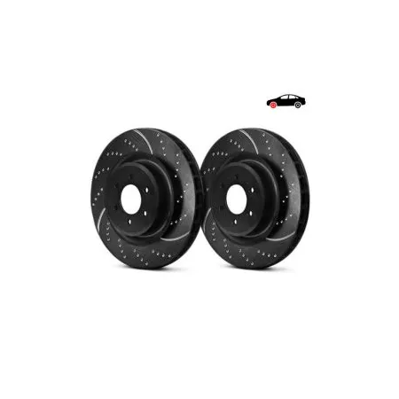 GD1549 Sportowe tarcze hamulcowe EBC Brakes Ford Galaxy Mk2 Land Rover Freelander Volvo S60 Mk2 S80 Mk2 V60 Mk1 V60 Cross Country V70 Mk3 XC70 Mk2 Lan