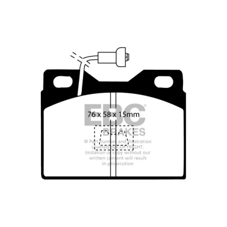 DP220/4 Klocki hamulcowe ULTIMAX2 EBC Brakes Chrysler UK Alpine Peugeot 204 305 Peugeot COMMERCIAL 305 Van SIMCA 1307 1308 1309 TALBOT Samba Solara