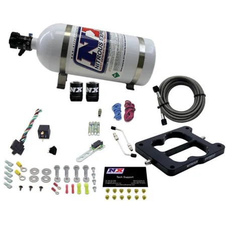 Q-Jet Spreadbore Nitrous System 50-300Hp with 10Lb Bottle Nitrous Express NX 30080-10
