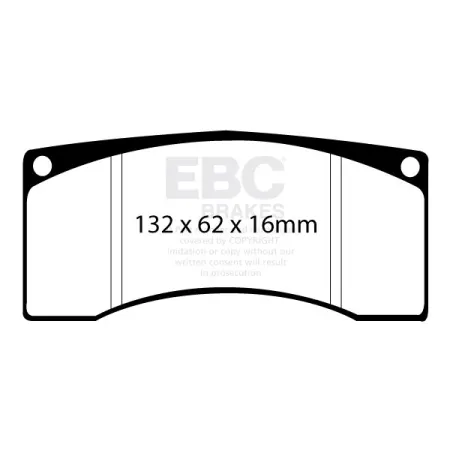 DP8016.25SR21 Sportowe klocki hamulcowe Sintered SR21™ EBC Brakes