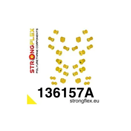 136157A: Zestaw poliuretanowy zawieszenia przedniego i tylnego SPORT Opel Ascona B