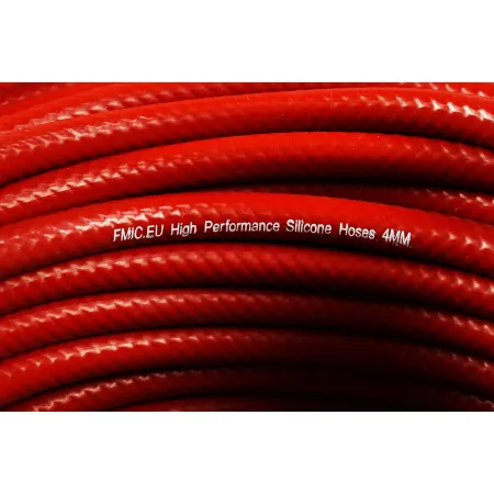 Przewód podciśnienia Vacuum zbrojony 12mm Fmic.Pro Czerwony