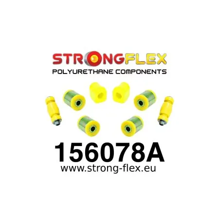 156078A: Zestaw poliuretanowy przedniego zawieszenia SPORT Renault Clio