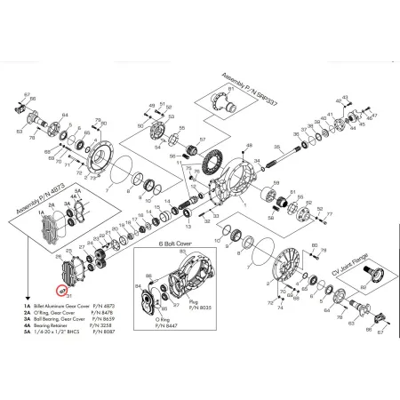 Stalowa nakrętka pokrywy dyferencjału Winters 3/8