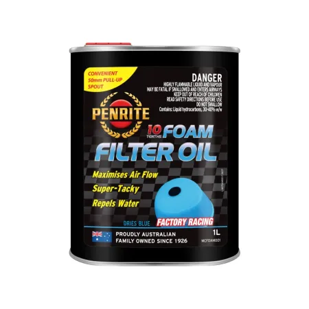 Penrite 10 Tenths Foam Filter Oil 1L – Olej do Nasączania Piankowych Filtrów Powietrza