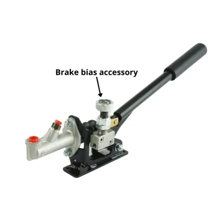 Hydrauliczny Kompaktowy Hamulec Ręczny Poziomy RacingPedalBoxes - Czarny