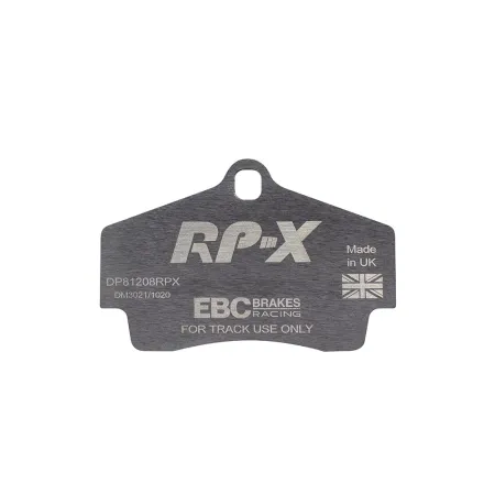 DP81208RPX Sportowe klocki hamulcowe RP-X Racing EBC Brakes Porsche Boxster 986 Boxster 987 Cayman 987 Porsche 911 996 911 997 Boxster Boxster S Cayma